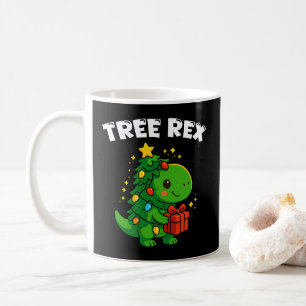 Dinosaur-Weihnachtsbaum T-Rex Süßer Dino Weihnacht Kaffeetasse