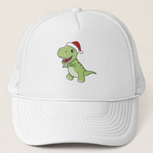 Dinosaur Weihnachtsschnee Winter T-Rex Dino Truckerkappe