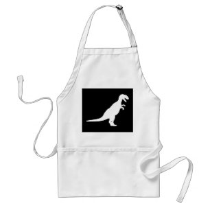 Dinosaur White Schürze