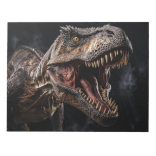 Dinosaur Wild Beast Portrait Fierce Power Notizblock