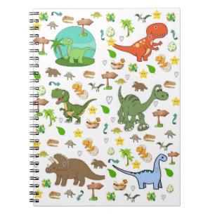 Dinosaur-Wildlife-Spiralblock Notizblock