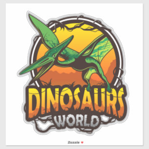  Dinosaur World Stickers Aufkleber