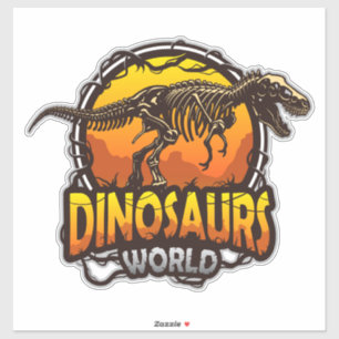 Dinosaur World Stickers Aufkleber