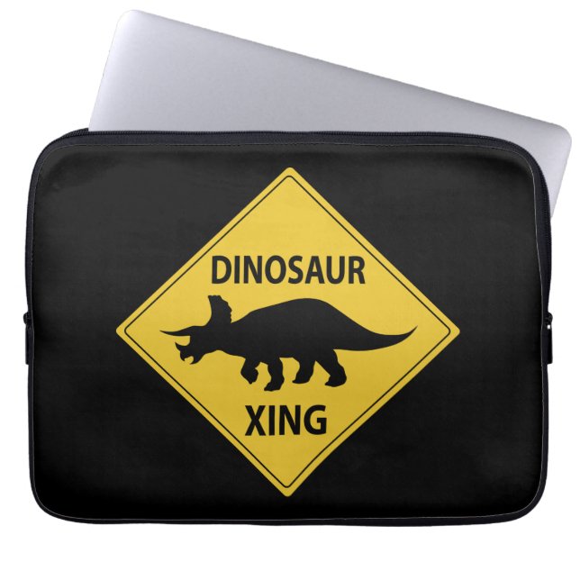 Dinosaur Xing Laptopschutzhülle (Vorderseite)