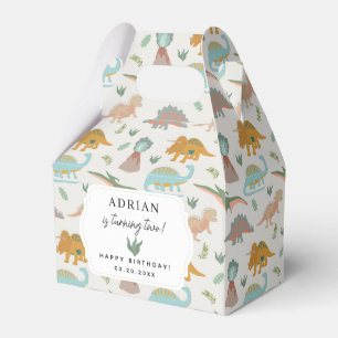 Dinosauren Boho Prähistorische Party-Tiere Geburts Geschenkschachtel