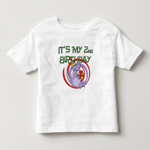 Dinosaurier 2. Geburtstag - Hemden und Geschenke Kleinkind T-shirt