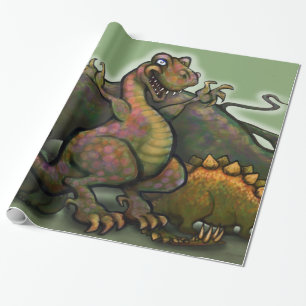Dinosaurier 2x3' 60# Wall Posters Geschenkpapier