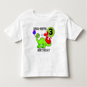 Dinosaurier-3. Geburtstags-T-Shirts und Geschenke Kleinkind T-shirt