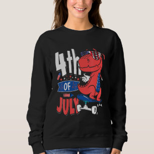 Dinosaurier 4. Juli Kinder Jungen Männer Dinosauri Sweatshirt