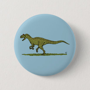 Dinosaurier Allosaurus Button