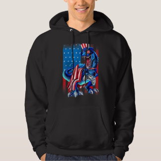 Dinosaurier America Flag Gaming Game Controller 4t Hoodie