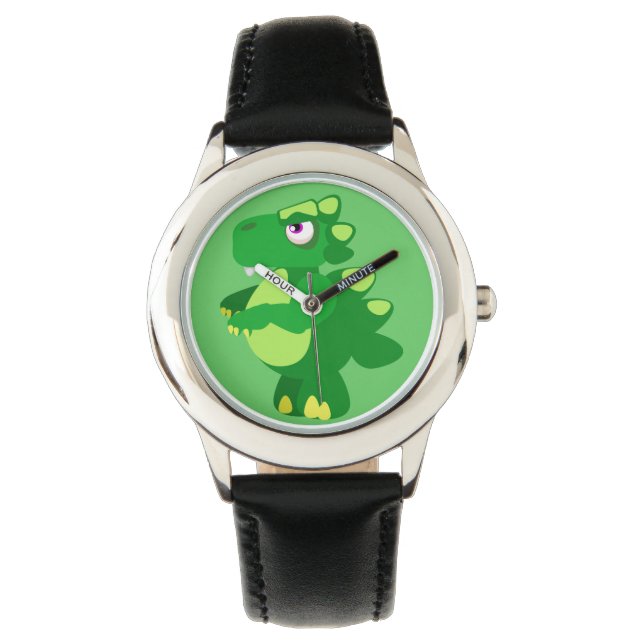 Dinosaurier Armbanduhr (Vorderseite)