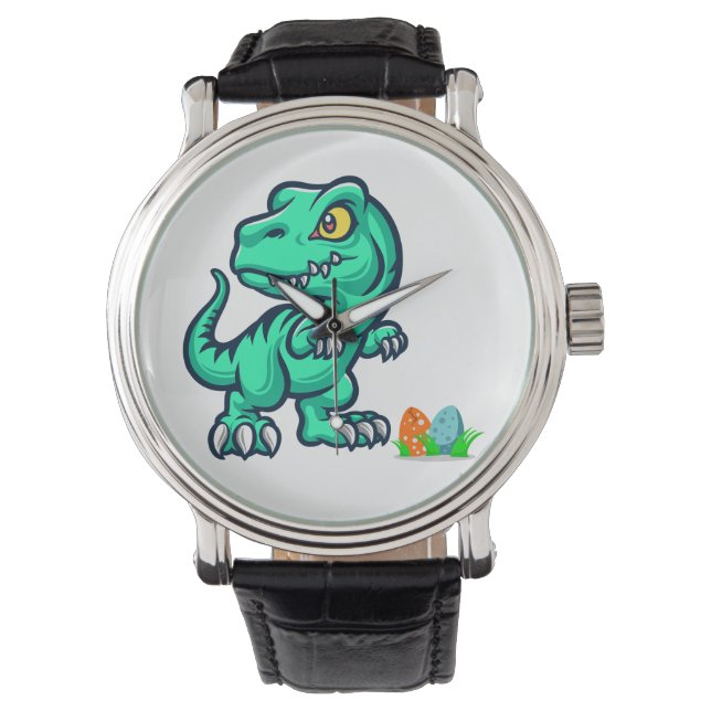 Dinosaurier Armbanduhr (Vorderseite)
