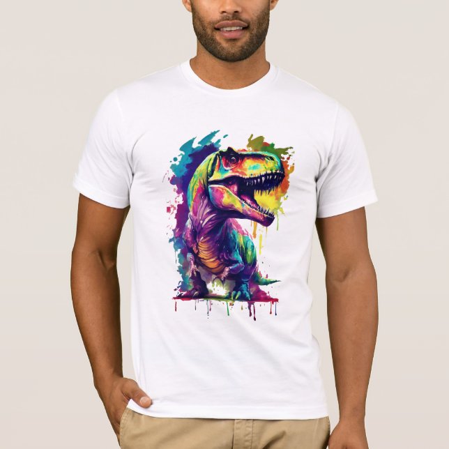 Dinosaurier Art | Cooler Dinosaurier T-Shirt (Vorderseite)