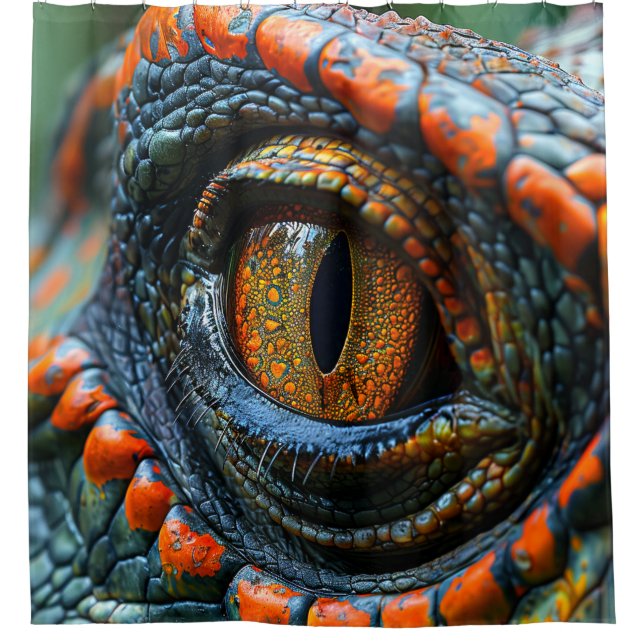 Dinosaurier Art Duschvorhang (Vorderseite)