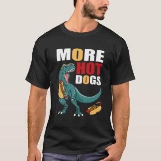 Dinosaurier aß einen Hotdog T-Shirt