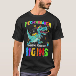 Dinosaurier aufgepasst, wird den Kindergarten zerm T-Shirt