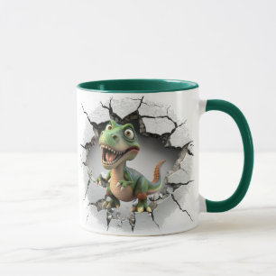 Dinosaurier aus einer Höhle Tasse