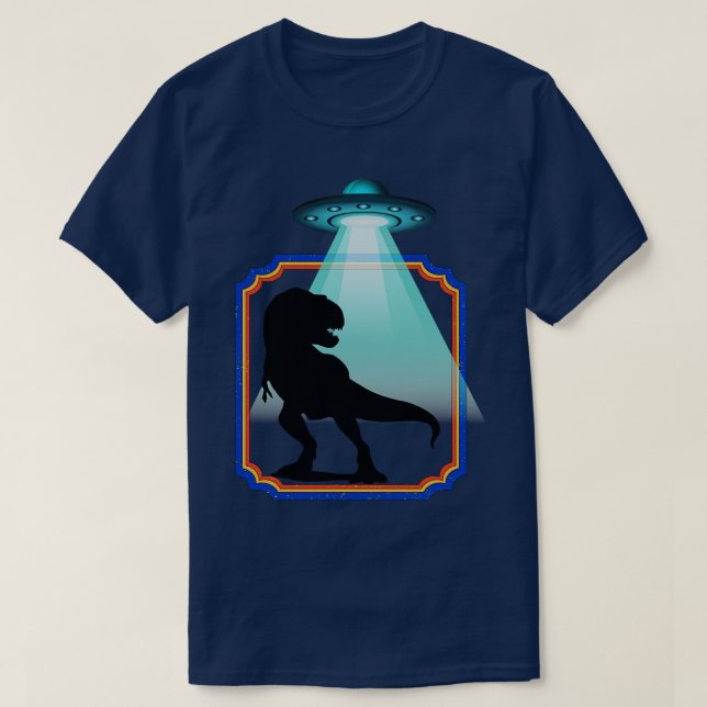 Dinosaurier-Außerirdischen T-Shirt (Design vorne)