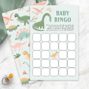 Dinosaurier Baby Bingo Spiel