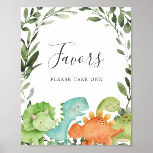 Dinosaurier Baby Duwer favorisiert Schild
