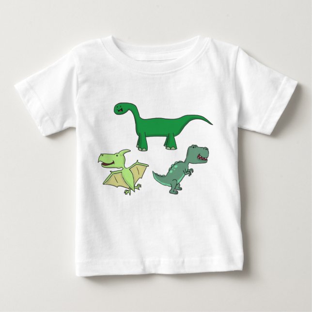 Dinosaurier Baby T-shirt (Vorderseite)