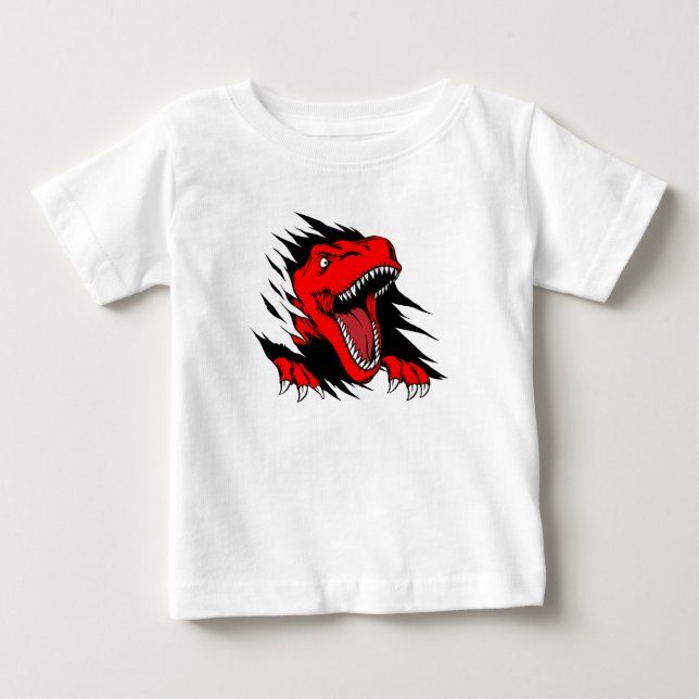 Dinosaurier Baby T-shirt (Vorderseite)