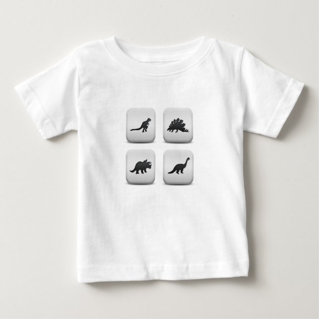 Dinosaurier Baby T-shirt (Vorderseite)