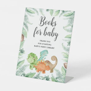 Dinosaurier Babyduschbücher für Kinder Sockelschild