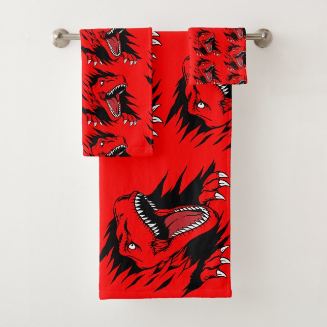 Dinosaurier Badhandtuch Set (Insitu)