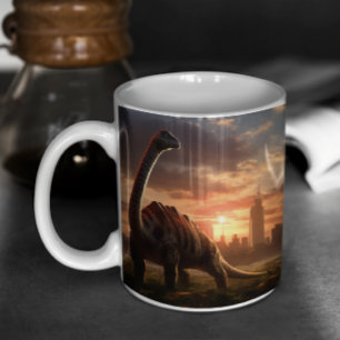Dinosaurier, Beängstigend und Niedlich, Version 3  Kaffeetasse