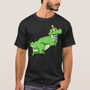 Dinosaurier beim Baden mit einer Tauchbrille T-Shirt