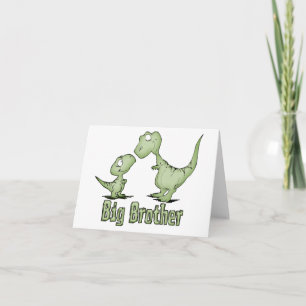 Dinosaurier Big Brother Blank Card Karte