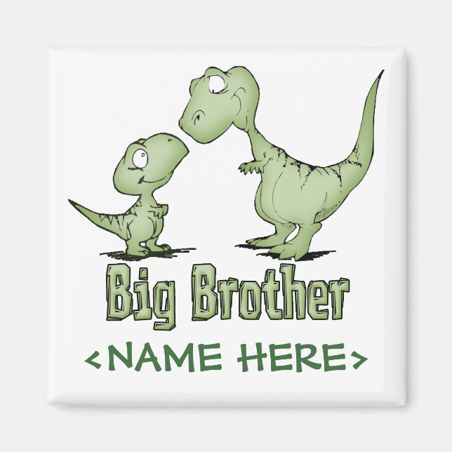 Dinosaurier Big Brother Magnet (Vorne)