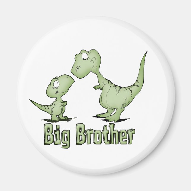 Dinosaurier Big Brother Magnet (Vorne)