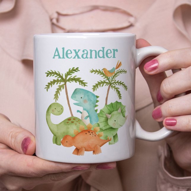 Dinosaurier Birthday Coffee Tasse (Von Creator hochgeladen)