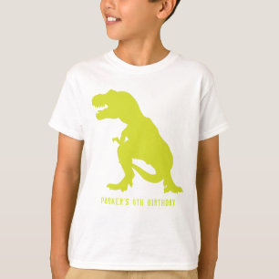 Dinosaurier Birthday T Rex Personalisiert T-Shirt