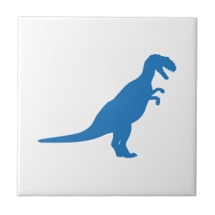 Dinosaurier Blue Fliese