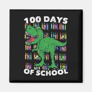 Dinosaurier Boys Girls Kinder Student T Rex 100 Ta Magnet