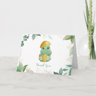 Dinosaurier Boys Vielen Dank Baby Showcard Dankeskarte