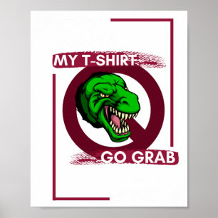 Dinosaurier Buch Wandbruch Intervention Oversized  Poster