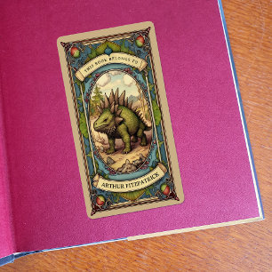 Dinosaurier-Buchzeichen