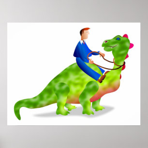 Dinosaurier Business Poster