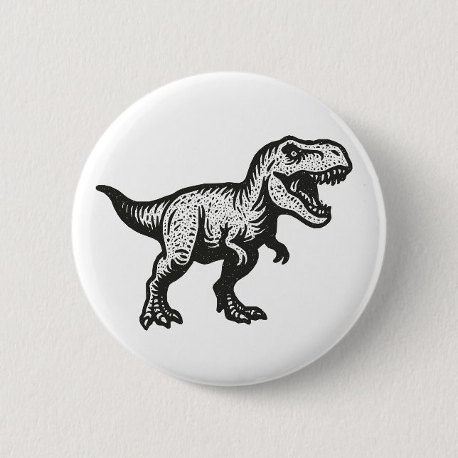 Dinosaurier Button (Vorderseite)