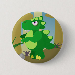 Dinosaurier Button