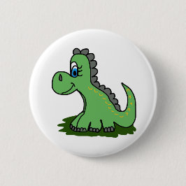 Dinosaurier-Cartoon Button