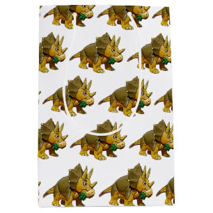 Dinosaurier Cartoon Spielzeug Triceratops Mittlere Geschenktüte