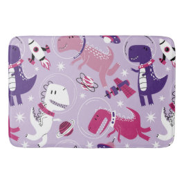 Dinosaurier, Cute Dinosaurier, Sterne, Raumschiff Badematte