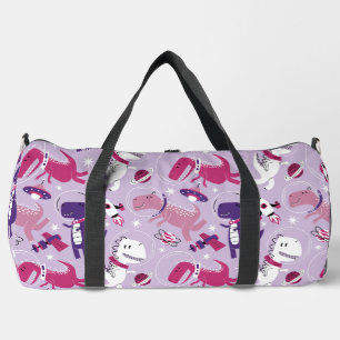 Dinosaurier, Cute Dinosaurier, Sterne, Raumschiff Duffle Bag