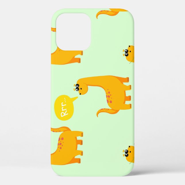 Dinosaurier Delight: Das helle Muster der Kinder. Case-Mate iPhone Hülle (Rückseite)